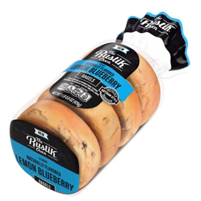 Rustick Oven Lemon Blueberry Bagels - 17 OZ - Image 4