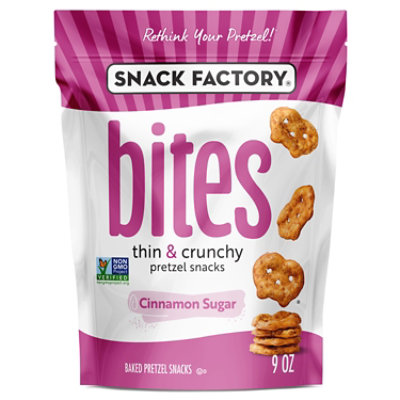 Snack Factory Cinnamon Sugar Pretzels 9 Oz Bag - 9 OZ - Image 1