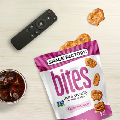 Snack Factory Cinnamon Sugar Pretzels 9 Oz Bag - 9 OZ - Image 3