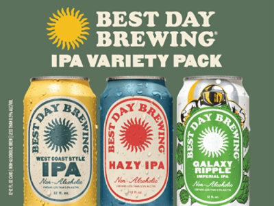 Best Day Ipa Variety Pack Non-alc In Cans - 12-12 FZ - Image 2
