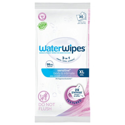 Waterwipes Adult Care Sensitive Wipes 30ct - 12 CT - Image 1