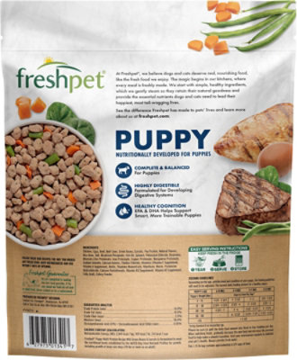 Freshpet Puppy Multi Protein Bf/chk/egg - 1.75 LB - Image 4