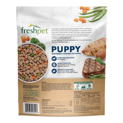 Freshpet Puppy Multi Protein Bf/chk/egg - 1.75 LB - Image 2