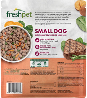 Freshpet 2 Lb Small Dog Grain Free Beef Roasted Meals - 2 LB - Image 4