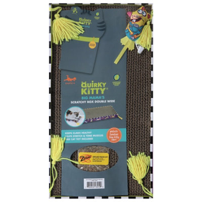 Quirky Kitty Big Mama's Scrachy Box Double Wide - EA - Image 2