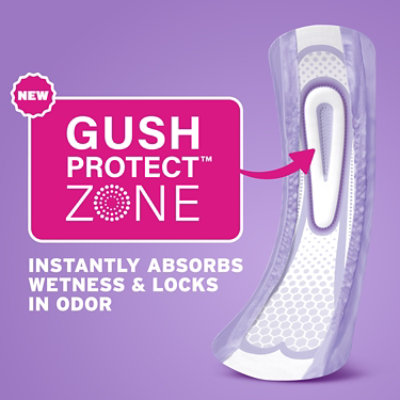 Poise Ultrathn Ultra Pad Convenience Pack Long Length 22 - 22 CT - Image 2