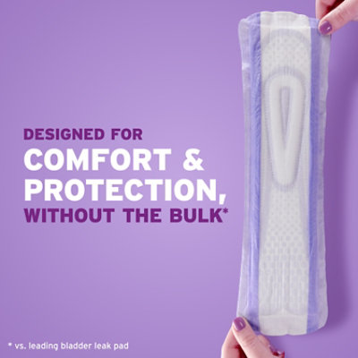 Poise Ultrathn Ultra Pad Convenience Pack Long Length 22 - 22 CT - Image 4