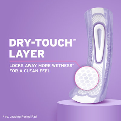 Poise Ultrathn Ultra Pad Convenience Pack Long Length 22 - 22 CT - Image 6