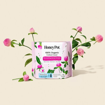 The Honey Pot Perimenopause Day & Night Pads with Wings - 11 Count - Image 3