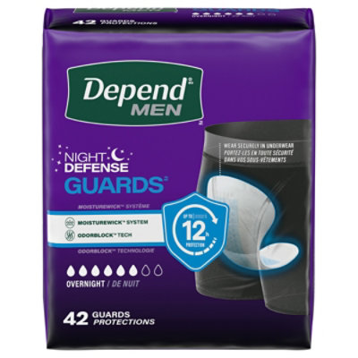 Depend Men Ovnt Absorb Guard 42 - 42 CT - Image 2