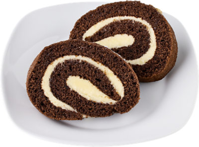 Chocolate Cake Roll Sliced 2 Count - EA - Image 1