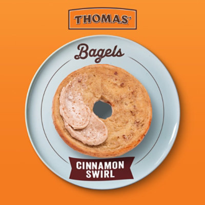 Thomas Cinnamon Swirl Bagels - 18 OZ - Image 3