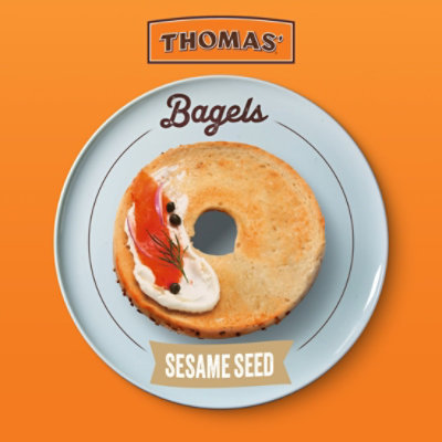 Thomas Bagels Sesame Seed - 18 OZ - Image 3