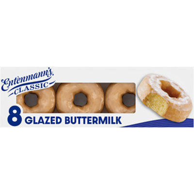 Entenmanns Donuts Glazed Buttermilk 8 Count - 14.5 OZ - Image 1