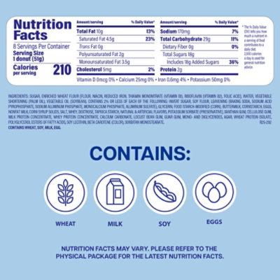 Entenmanns Donuts Glazed Buttermilk 8 Count - 14.5 OZ - Image 2