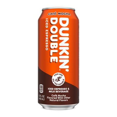 Dunkin Double Cafe Mocha Iced Espresso 15fz - 15 FZ - Image 1