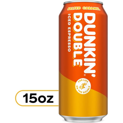 Dunkin Double Salted Caramel Iced Espresso