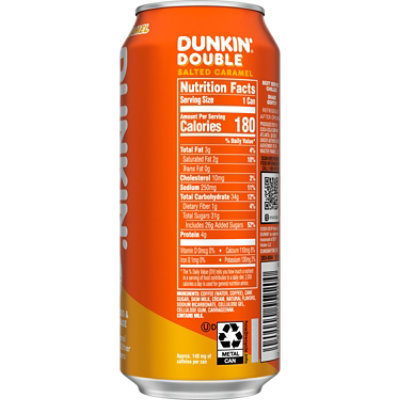 Dunkin Double Salted Caramel Iced Espresso 15fz - 15 FZ - Image 2