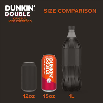 Dunkin Double Original Iced Espresso 15fz - 15 FZ - Image 2