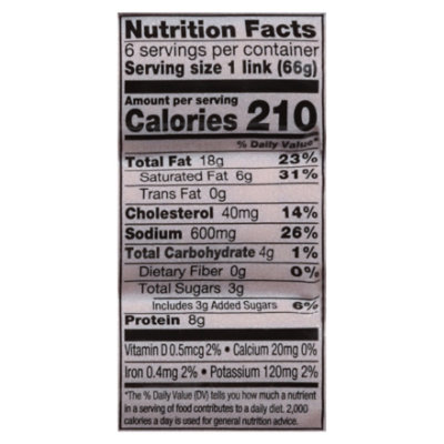 Johnsonville Dr Pepper Smoked Sausage 14oz - 14 OZ - Image 3