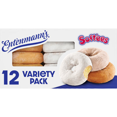 Entenmanns Softees Variety Pack Donuts 12 Count - 16.7 OZ - Image 1