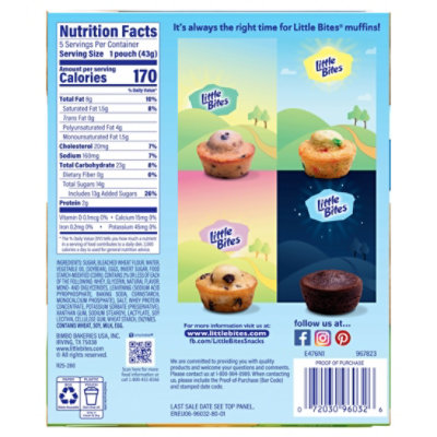 Entenmanns Little Bites Vanilla Mini Muffins - 7.5 OZ - Image 5