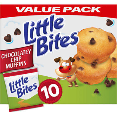 Entenmanns Little Bites Chocolatey Chip Mini Muffins 10 Packs - 15 OZ - Image 1
