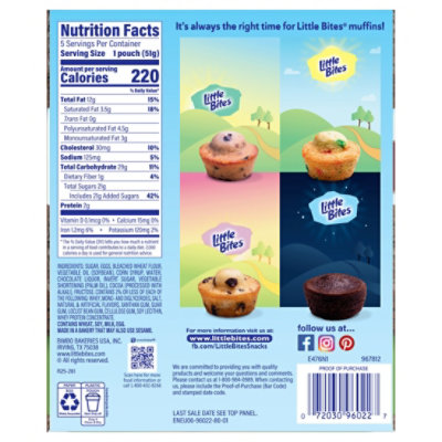 Entenmanns Little Bites Mini Fudge Brownies 5 Packs - 9 OZ - Image 5