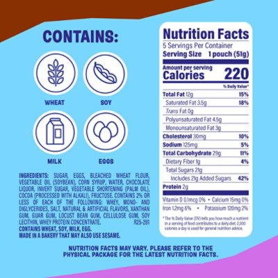 Entenmanns Little Bites Mini Fudge Brownies 5 Packs - 9 OZ - Image 2