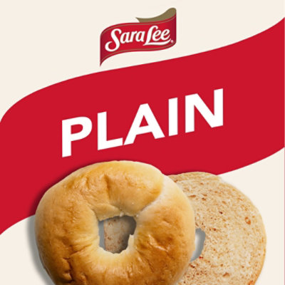 Sara Lee Deluxe Plain Bagels 5 Count - 15 OZ - Image 3