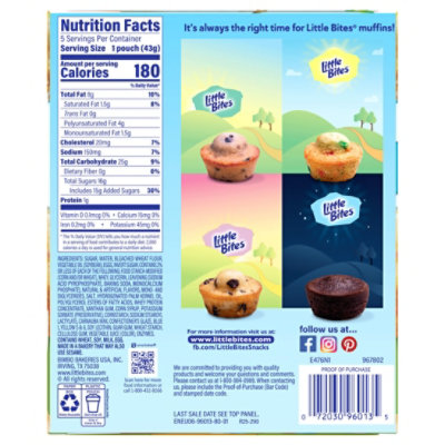Entenmanns Little Bites Party Cake Mini Muffins 5 Packs - 7.5 OZ - Image 5