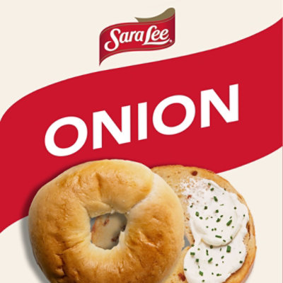 Sara Lee Deluxe Onion Bagels 5 Count - 15 OZ - Image 3