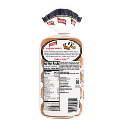 Sara Lee Deluxe Onion Bagels 5 Count - 15 OZ - Image 5
