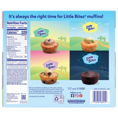 Entenmann's Little Bites Mini Fudge Brownies - 10 - 18 OZ - Image 5