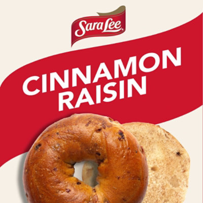 Sara Lee Deluxe Cinnamon Raisin Bagels - 5 - 15 OZ - Image 3