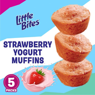 Entenmanns Little Bites Strawberry Yogurt Mini Muffins - 7.5 OZ - Image 3