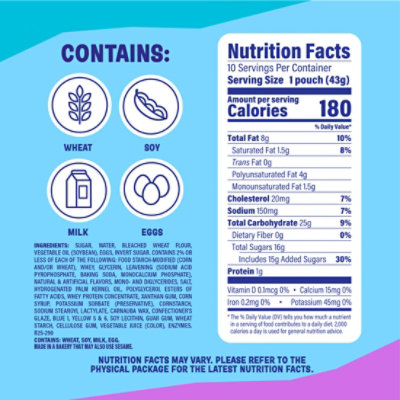 Entenmanns Little Bites Party Cake Mini Muffins 10 Packs - 15 OZ - Image 2