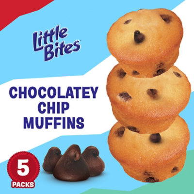 Little Bites Chocolate Chip Mini Muffins - 5 - 7.5 Oz - Image 3
