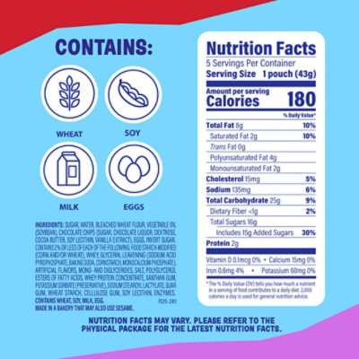 Little Bites Chocolate Chip Mini Muffins - 5 - 7.5 Oz - Image 2