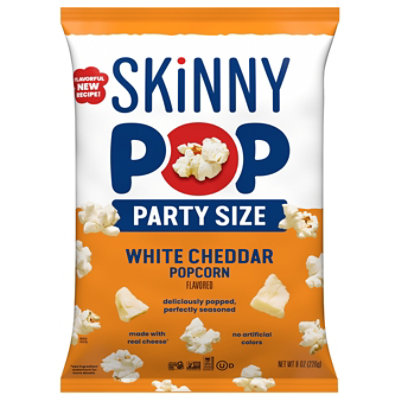 Skinny Pop White Cheddar Party Size - 8OZ - Image 1