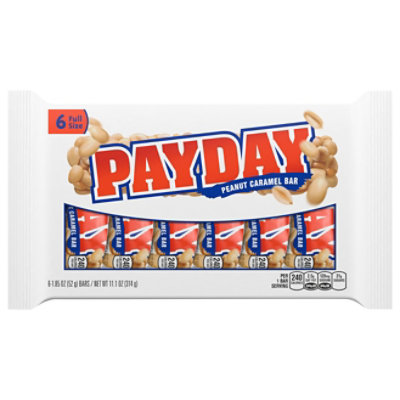 Payday Candy Bars 6pk - 11.1 OZ - Image 2