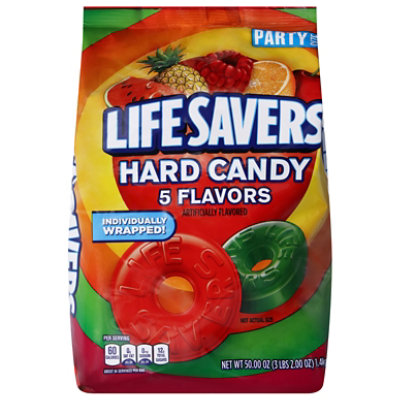 Lifesavers 5 Flavors Hard Candy- Party Size Bag - 50 OZ - Image 1
