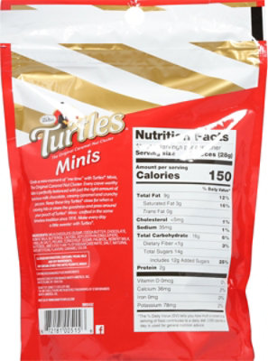 Turtles Original Minis Caramel Nut Cluster Candy - 6.2 OZ - Image 6