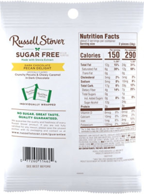 Russel Stover Sugar Free Pecan Delights Dark - 2.4 OZ - Image 6