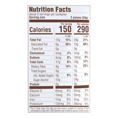 Russel Stover Sugar Free Pecan Delights Dark - 2.4 OZ - Image 4