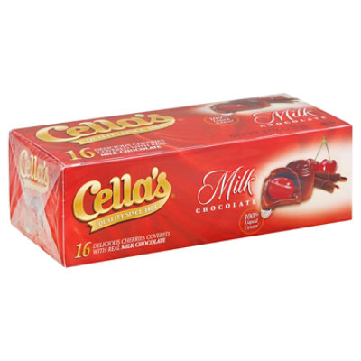 Cellas Milk Chocolate Covered Cherries - 8 OZ - Image 1