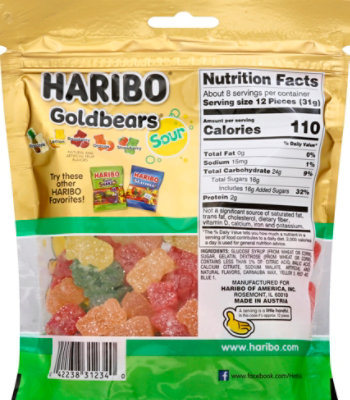 Haribo Gold Bears Sub - 9 OZ - Image 3