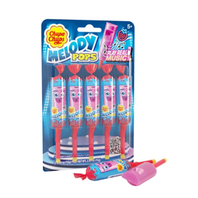 Chupa Chups Melody Pops Strawberry - 12 CT - Image 2