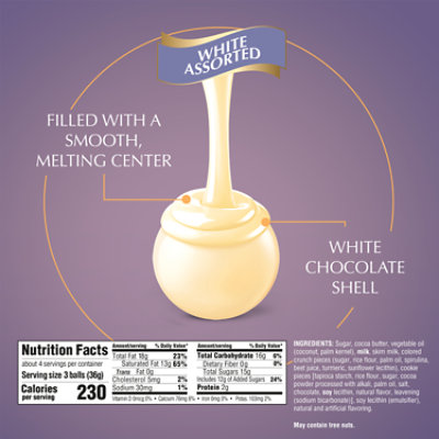 Lindt Lindor White Assorted - 5.1 OZ - Image 5