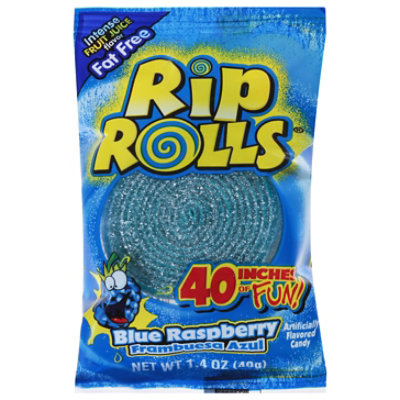 Rip Rolls Blue Raspberry - 1.4 OZ - Image 1